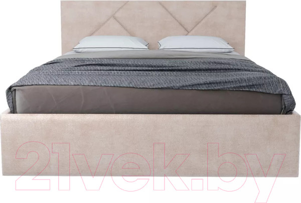 Изображение товара Каркас кровати Stolline Лима 01 с ПМ/Н 160x200 (велюр velutto 04)