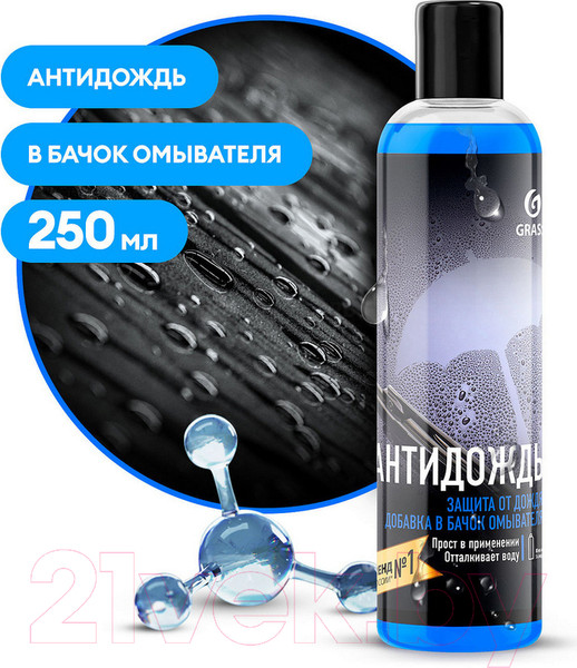 Изображение товара Очиститель стекол Grass Антидождь / 800440 (250мл)