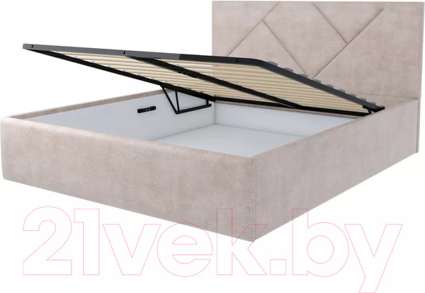 Изображение товара Каркас кровати Stolline Лима 04 с ПМ/Н 140x200 (велюр velutto 04)