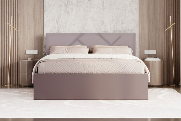 Изображение товара Каркас кровати Stolline Лима 09 с ПМ/Н 180x200 (велюр Velutto 06)