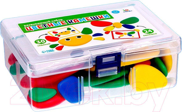 Изображение товара Развивающий игровой набор Zabiaka Цветные камешки / 7819257