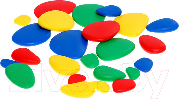 Изображение товара Развивающий игровой набор Zabiaka Цветные камешки / 7819257