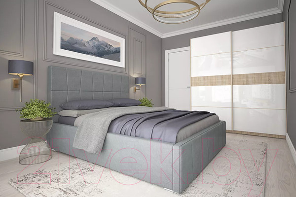 Изображение товара Каркас кровати Stolline Пассаж 23 с ПМ/Н 140x200 (glory 271)