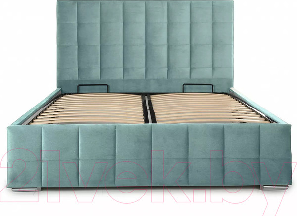 Изображение товара Каркас кровати Stolline Пассаж 2 17 с ПМ/Н 160x200 (велюр Velutto 14)