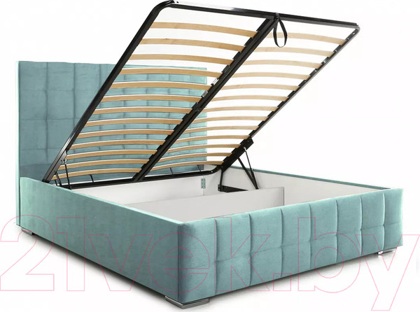 Изображение товара Каркас кровати Stolline Пассаж 2 17 с ПМ/Н 160x200 (велюр Velutto 14)