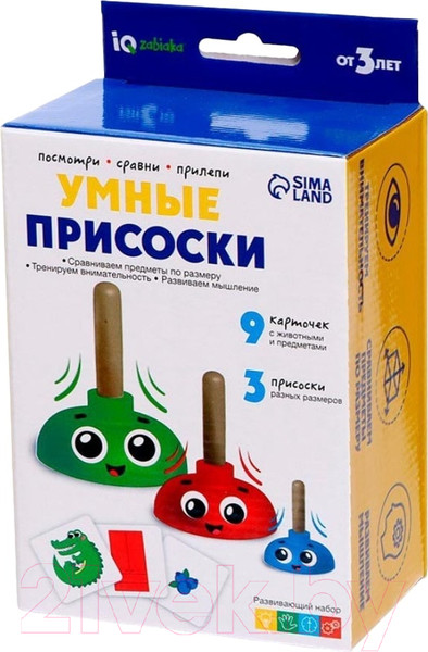 Изображение товара Развивающий игровой набор Zabiaka Умные присоски / 7981364