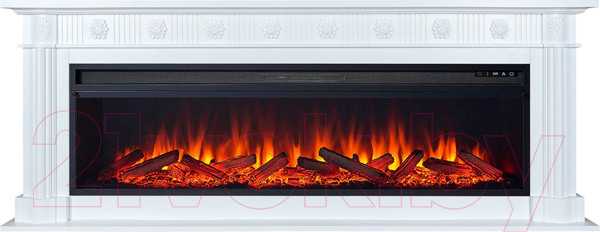 Изображение товара Портал для камина Смолком Sonata V60 (бьянко белый)
