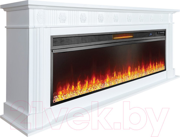 Изображение товара Портал для камина Смолком Sonata V60 (бьянко белый)