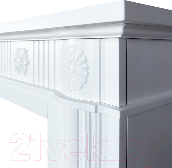 Изображение товара Портал для камина Смолком Sonata V60 (бьянко белый)