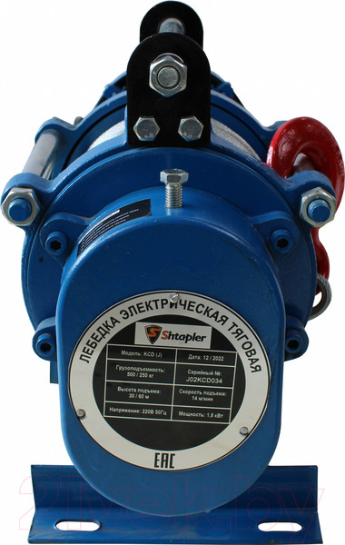 Изображение товара Лебедка электрическая Shtapler KCD (J) 1000/500кг 35/70м 220В / 71058938