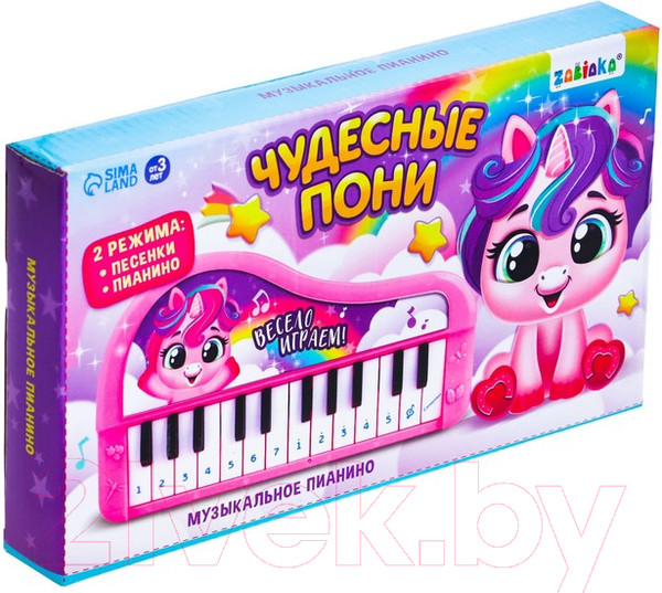 Изображение товара Музыкальная игрушка Zabiaka Пианино. Чудесные пони / 7167240