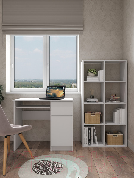 Изображение товара Стеллаж ДСВ Мори МСО 710.1 (белый)