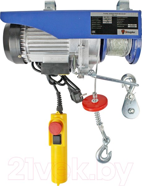 Изображение товара Таль электрическая Shtapler PA (J) 500/250кг 10/20м / 71058964