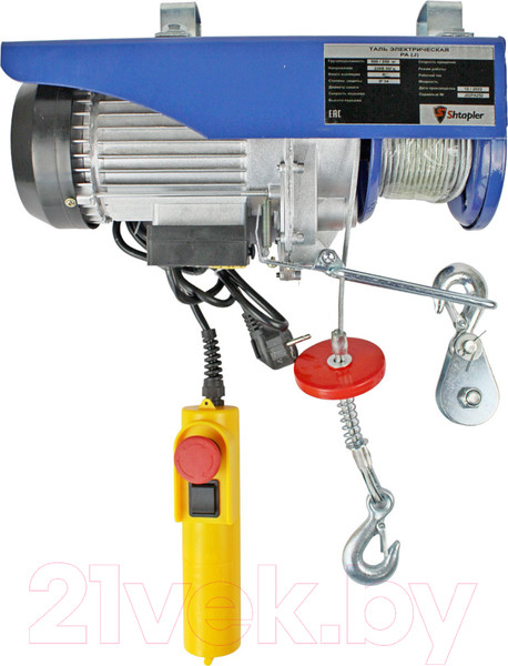 Изображение товара Таль электрическая Shtapler PA (J) 500/250кг 6/12м / 71058963