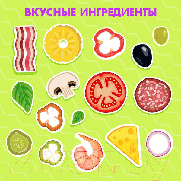 Изображение товара Развивающий игровой набор Happy Valley Готовим вместе. Любимая пицца / 4621671