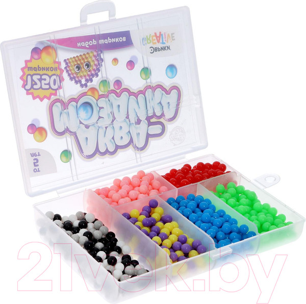 Изображение товара Развивающая игра Эврики Аквамозаика. Набор шариков / 5539794 (1250шт)