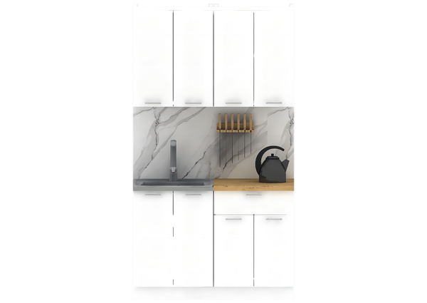 Изображение товара Кухонный гарнитур Eligard Lion 1.2 (белый/дуб бунратти)