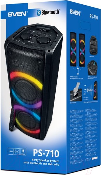 Изображение товара Портативная колонка Sven PS-710