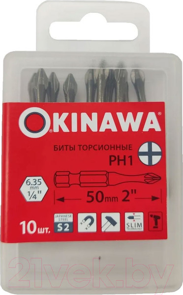 Изображение товара Набор бит Okinawa 2169-1-50 (10шт)