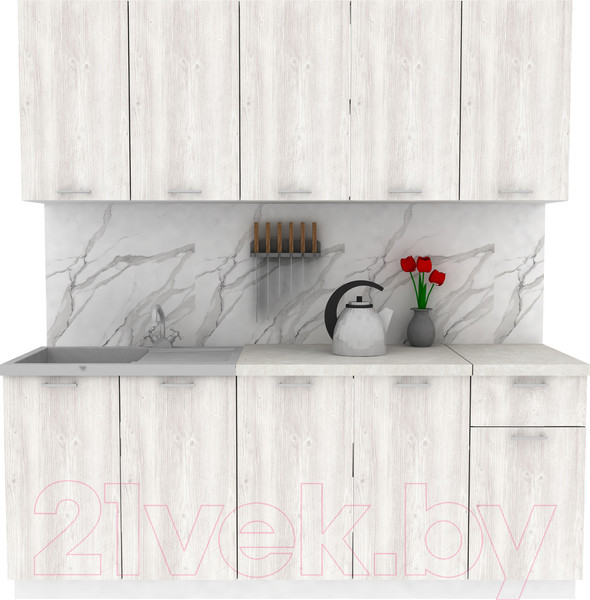 Изображение товара Кухонный гарнитур Eligard Lion 2.0 (сосна каньон/королевский опал)