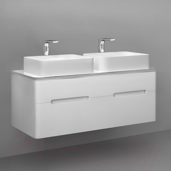 Изображение товара Тумба под умывальник Jorno Bosko 120 / Bos.01.120/P/W/JR (подвесная)