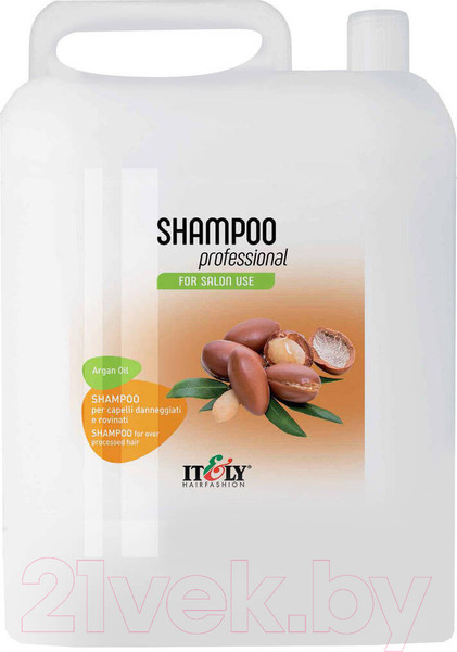 Изображение товара Шампунь для волос Itely Shampoo Professional Argan Oil+Помпа (5л)