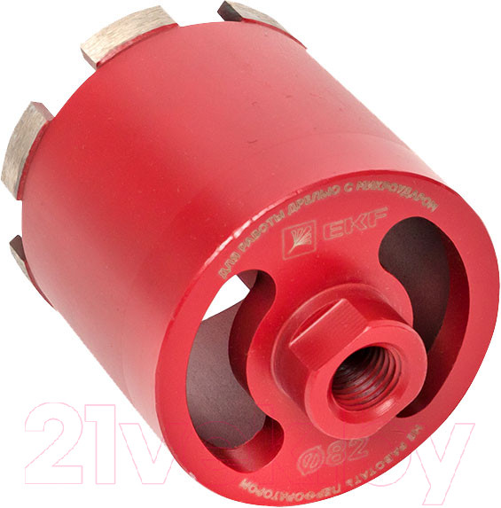 Изображение товара Коронка EKF Алмазная для дрелей / dch-82-mhs-m16