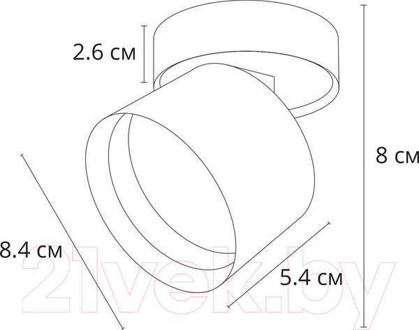 Изображение товара Точечный светильник Arte Lamp Intercrus A5549PL-1BK
