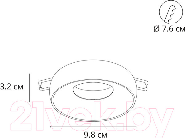 Изображение товара Точечный светильник Arte Lamp Heze A6665PL-1WH