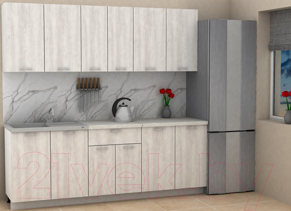 Изображение товара Кухонный гарнитур Eligard Lion 2.2 (сосна каньон/королевский опал)