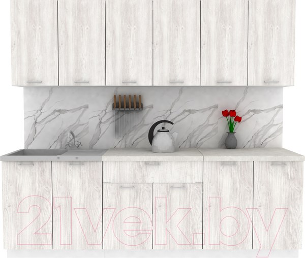 Изображение товара Кухонный гарнитур Eligard Lion 2.4 (сосна каньон/королевский опал)