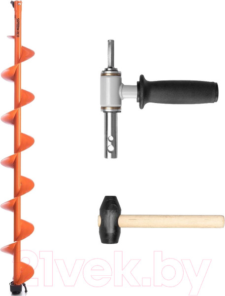 Изображение товара Шнек к мотобуру Тонар Motoshtorm 130R с адаптером АШ-02 / T-SMS130R-ASH-02