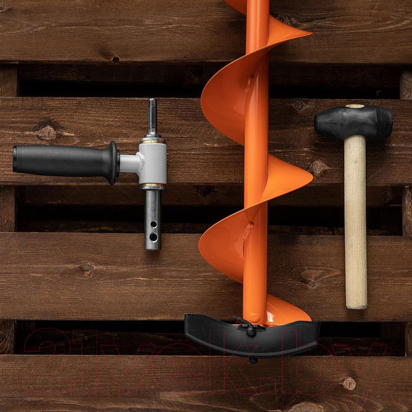 Изображение товара Шнек к мотобуру Тонар Motoshtorm 130R с адаптером АШ-02 / T-SMS130R-ASH-02