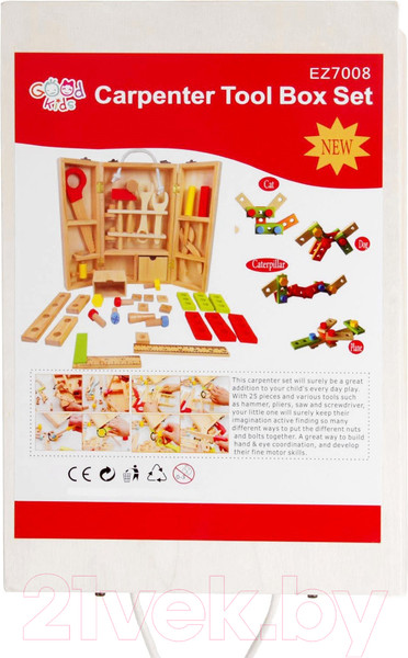 Изображение товара Набор инструментов игрушечный Sima-Land Юный мастер / 2321907