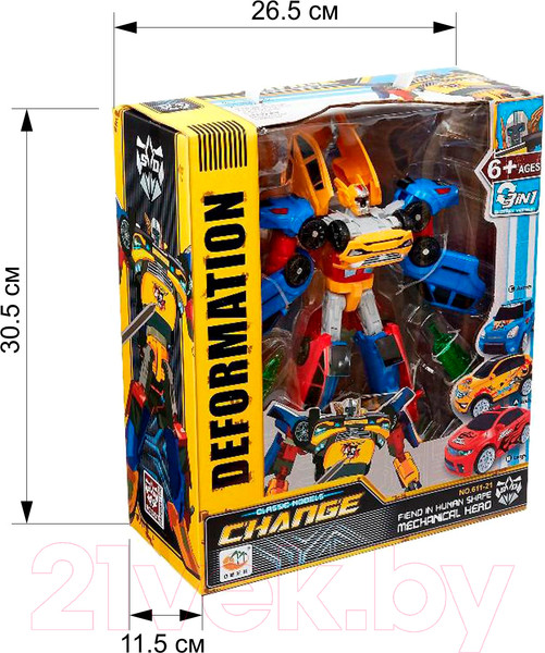 Изображение товара Робот-трансформер Sima-Land Супербот 611-21 / 4431085