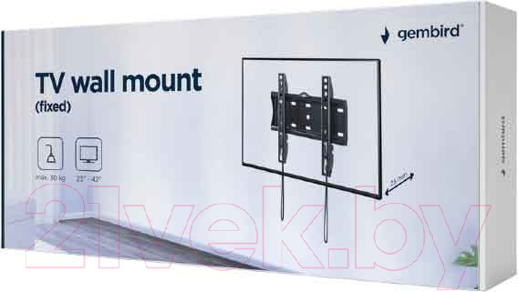 Изображение товара Кронштейн для телевизора Gembird WM-42F-01