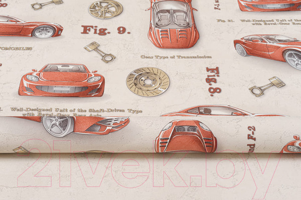 Изображение товара Виниловые обои Артекс Стритрейсинг 10393-02