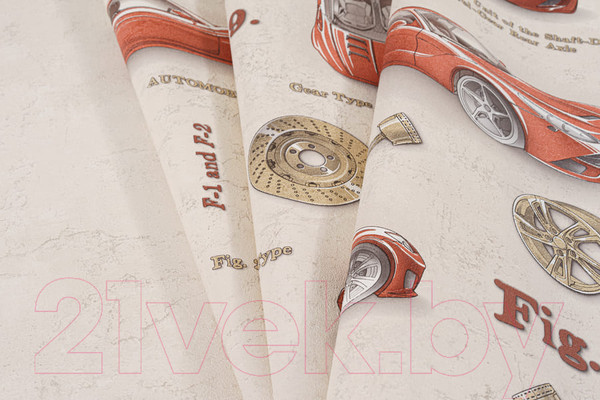 Изображение товара Виниловые обои Артекс Стритрейсинг 10393-02