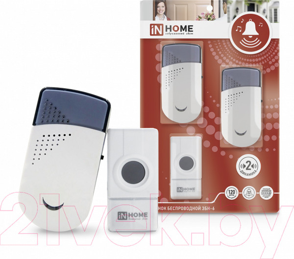 Изображение товара Электрический звонок INhome ЗБН-6 / 4690612013343