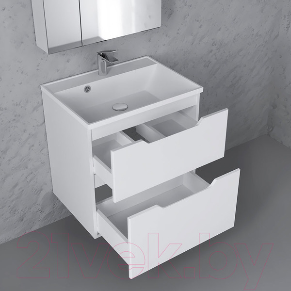 Изображение товара Тумба под умывальник Raval Wector 60 / Wct.01.60/P/W/MD (подвесная)