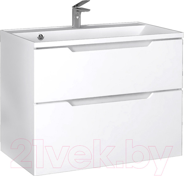 Изображение товара Тумба под умывальник Raval Wector 80 / Wct.01.80/P/W/MD (подвесная)