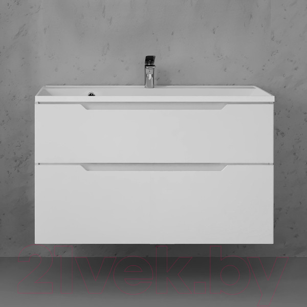 Изображение товара Тумба под умывальник Raval Wector 100 / Wct.01.100/P/W/MD (подвесная)