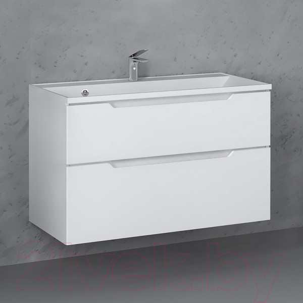 Изображение товара Тумба под умывальник Raval Wector 100 / Wct.01.100/P/W/MD (подвесная)