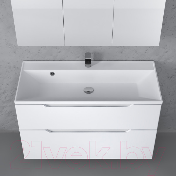 Изображение товара Тумба под умывальник Raval Wector 100 / Wct.01.100/P/W/MD (подвесная)