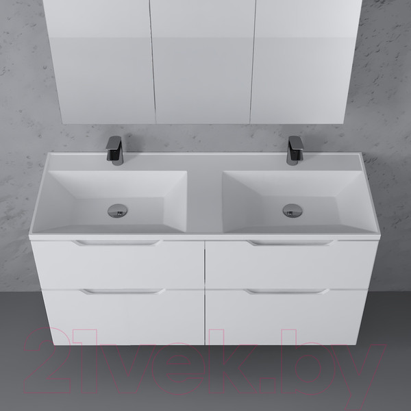 Изображение товара Тумба под умывальник Raval Wector 120 / Wct.01.120/P/W/MD (подвесная)