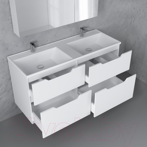 Изображение товара Тумба под умывальник Raval Wector 120 / Wct.01.120/P/W/MD (подвесная)