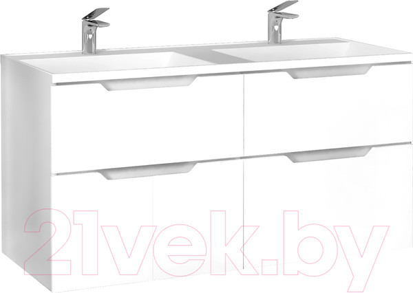 Изображение товара Тумба под умывальник Raval Wector 120 / Wct.01.120/P/W/MD (подвесная)