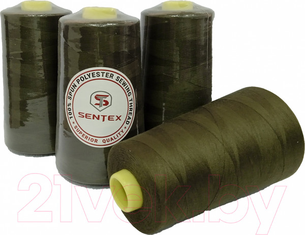 Изображение товара Набор швейных ниток Sentex 100% полиэстер 50/2 5000 ярдов 1394 (4шт)