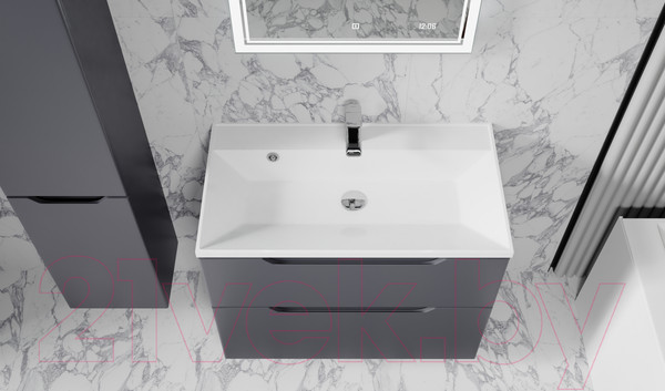 Изображение товара Тумба под умывальник Raval Wector 70 / Wct.01.70/P/A/MD (подвесная, антрацит)