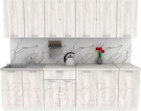 Изображение товара Кухонный гарнитур Eligard Lion 2.6 (сосна каньон/королевский опал)